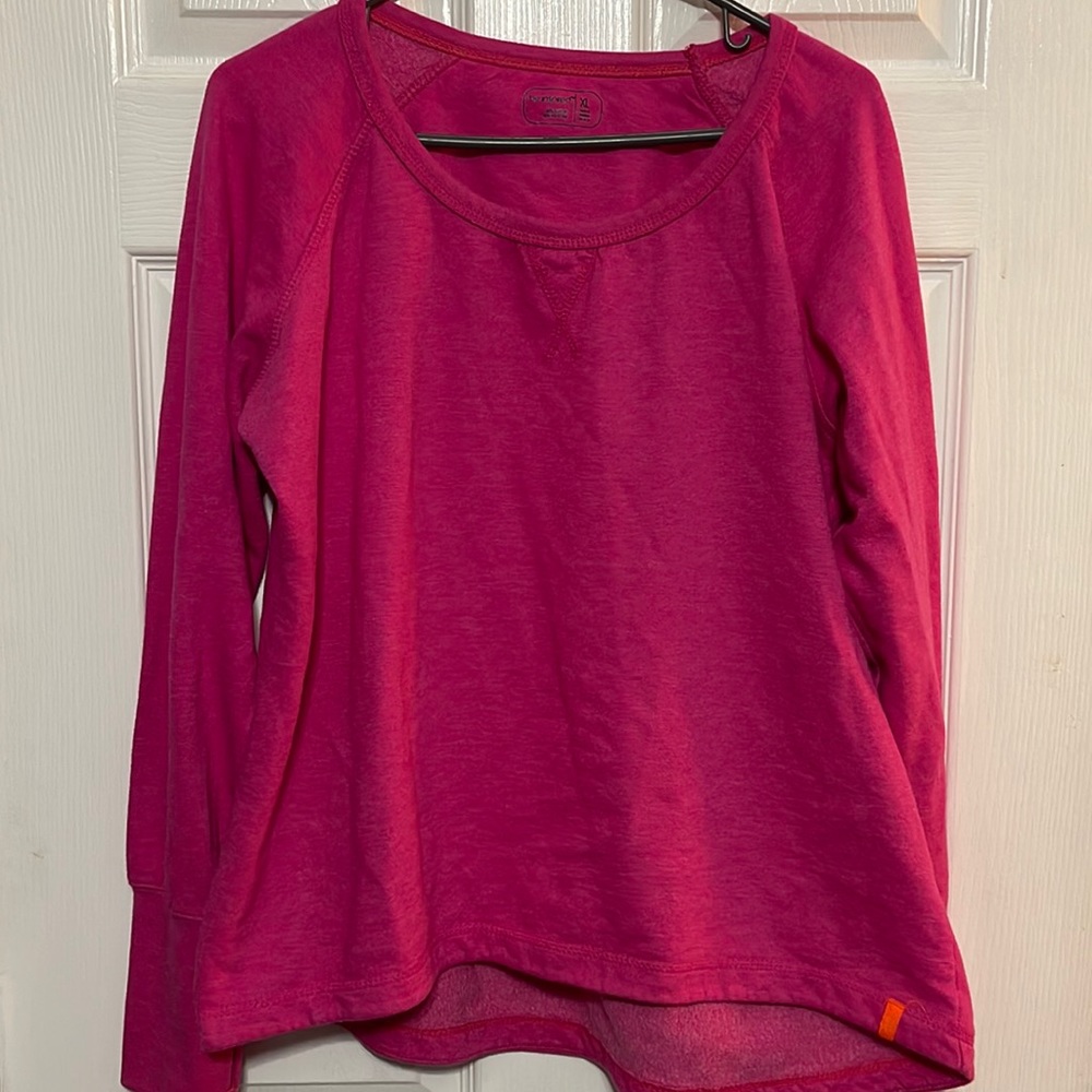 Pink long sleeve too size XL